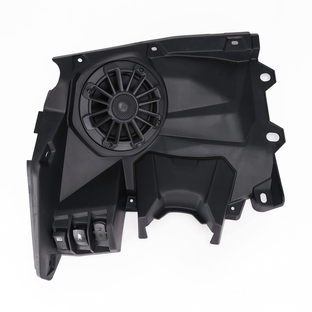 MB Quart 1800 Watt Stage 5 Can Am Maverick X3 (2017-2025) Tuned, Complete Audio Car Speakers Sound System Utility Terrain Vehicles, Off Road, Black