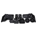 MB Quart 1800 Watt Stage 5 Can Am Maverick X3 (2017-2025) Tuned, Complete Audio Car Speakers Sound System Utility Terrain Vehicles, Off Road, Black