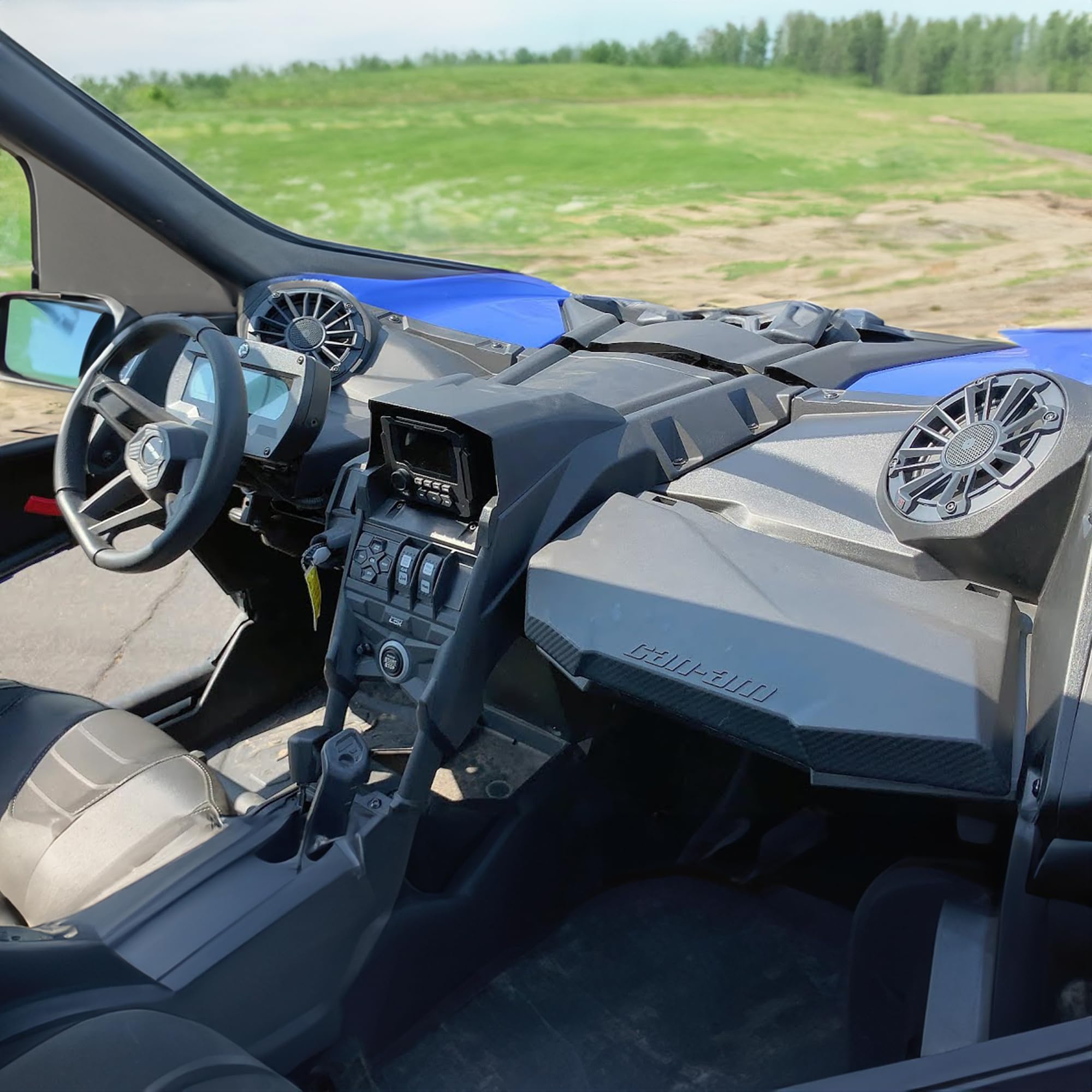 MB Quart 1800 Watt Stage 5 Can Am Maverick X3 (2017-2025) Tuned, Complete Audio Car Speakers Sound System Utility Terrain Vehicles, Off Road, Black
